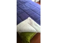 Flannel Fleece and Sherpa Fleece Composite Blanket