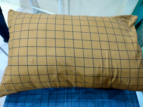 Cotton Check Pillowcover