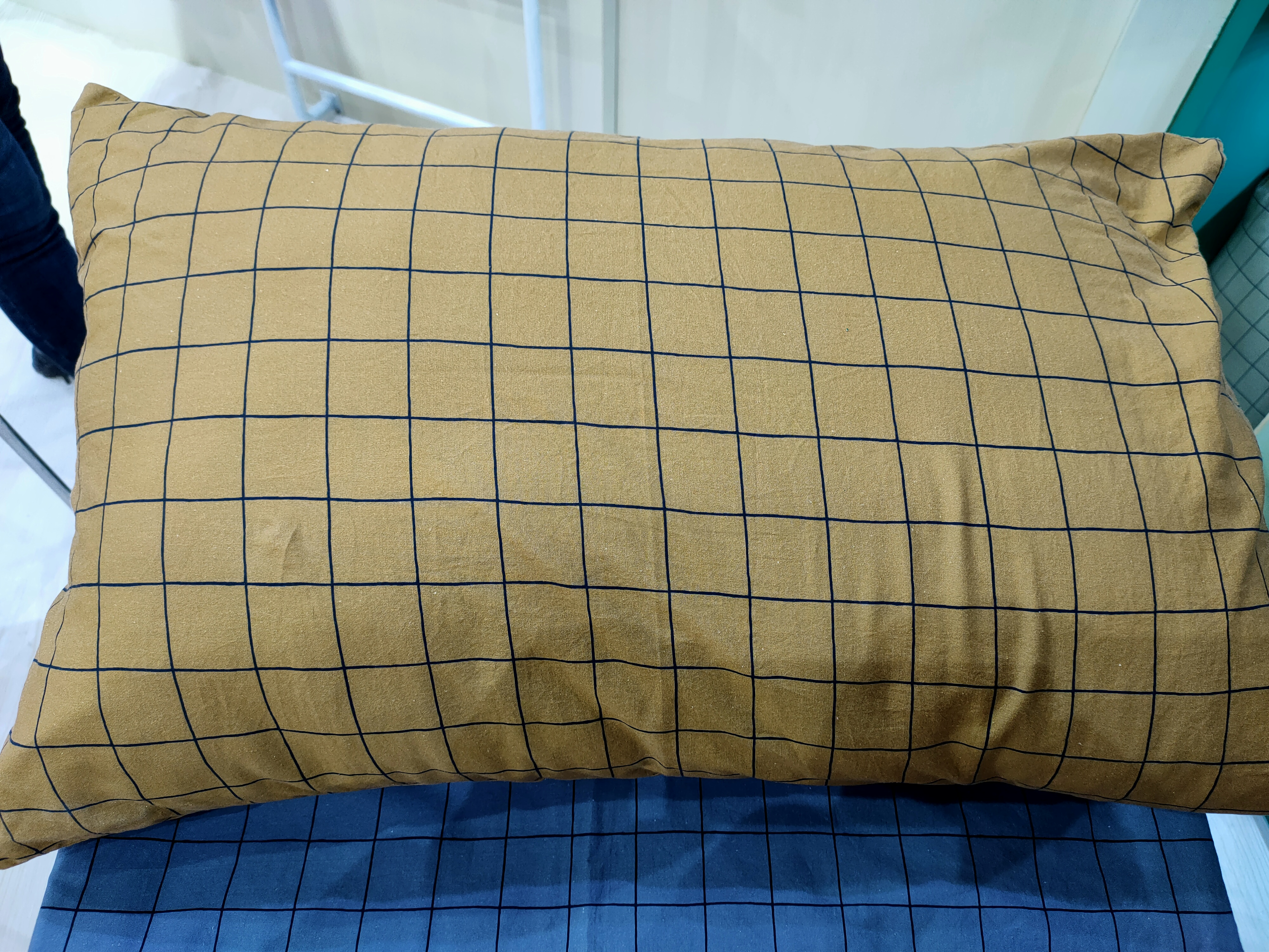 Cotton Check Pillowcover