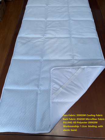 Knitting Cooling Scuba Mattress Protector